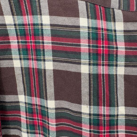 Ralph Lauren Shirt Mens XL MCMEEL Brown Plaid Flannel Button Down Vintage - Picture 5 of 7